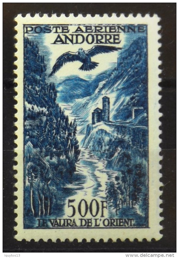 ANDORRE 1955-57 - Poste-Aérienne N° 4 - 1 TIMBRE NEUF** Y&T 144,00€ - Parfait état - - Poste Aérienne