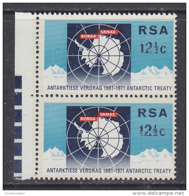 South Africa 1971 Antarctic Treaty 1v (pair) ** Mnh (30380A) - Ongebruikt