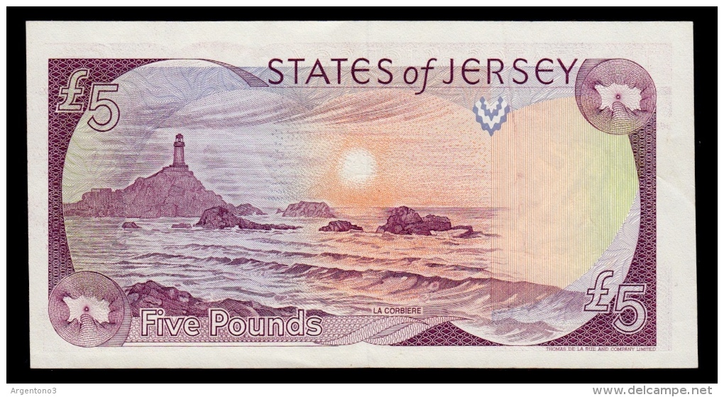 Jersey 5 Pounds 1989 P.16a XF- - Jersey