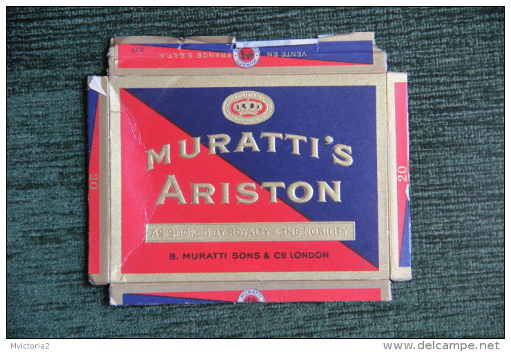 Etui De Paquet De Cigarettes " MURATTI'S ARISTON " -  TURQUIE - Empty Cigarettes Boxes