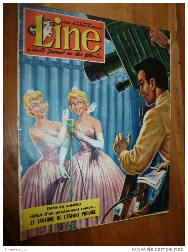 1960 LINE(couverture Par ALSAN) : L'histoire D'AGATHA CHISTIE;Le Beau Chien COLLEY; Mode Chez Les ZOULOUS - Line