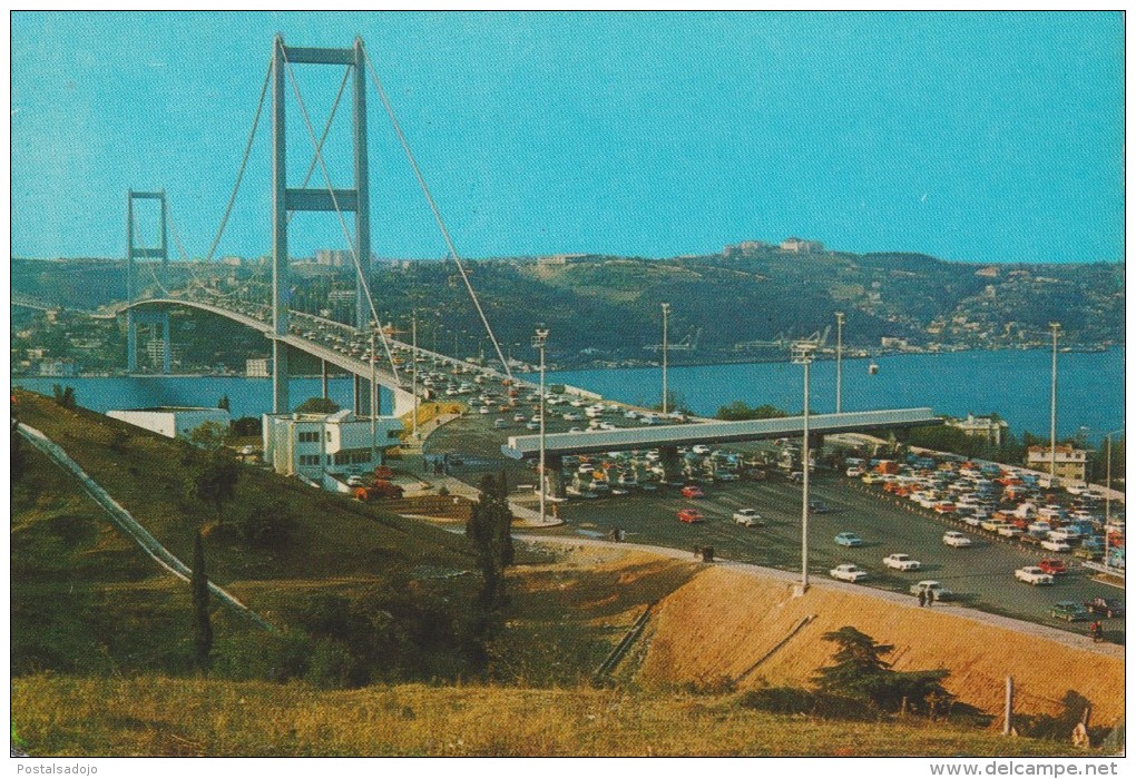 (TQ93) ISTANBUL . VE GUZELLIKLERI. BOSPHORUS BRIDGE .. UNUSED - Turchia