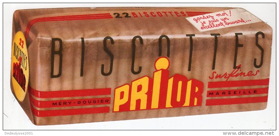 Juin16   75170     Buvard   Biscottes Prior - Biscotti