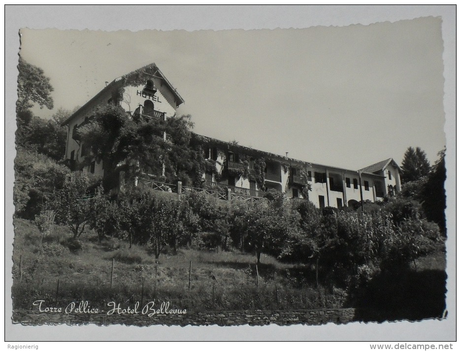 TORINO - Torre Pellice - Hotel Bellevue - 1957 - Wirtschaften, Hotels & Restaurants