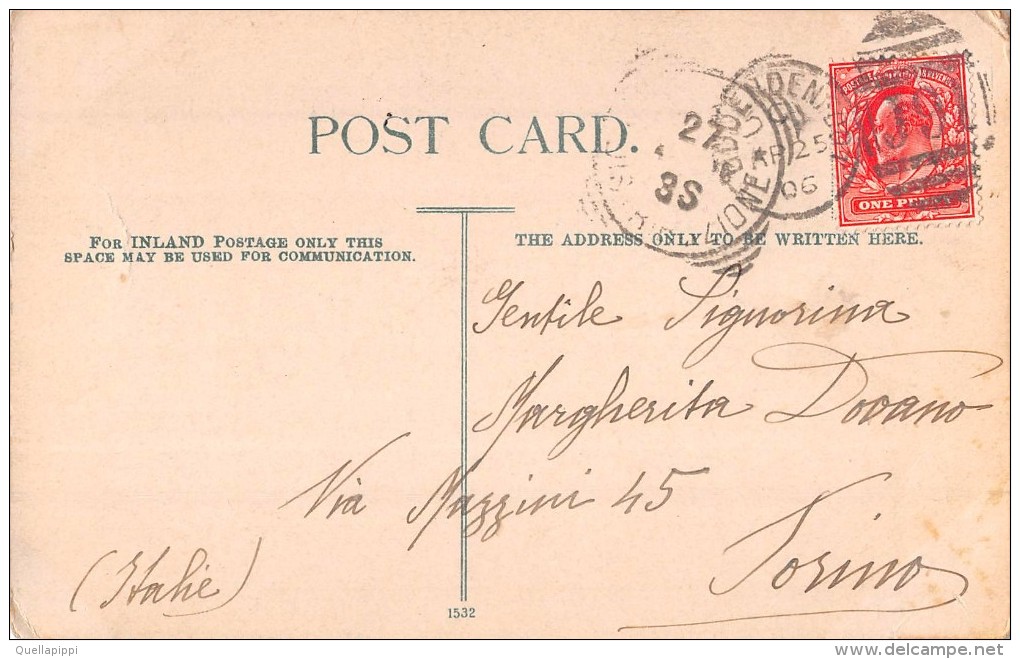 04496 "TYRREL - ST. BRADFORD" ANIMATA, TRAMWAY, CARROZZA CON CAVALLO. CART  SPED 1906 - Bradford
