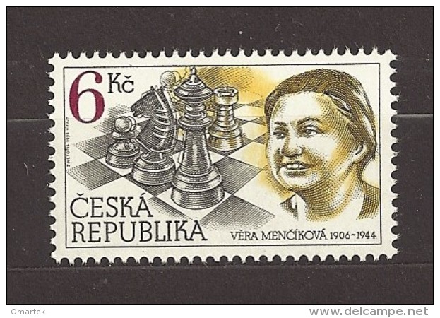 Czech Republic Tschechische Republik 1996 MNH ** Mi 102 Sc 2979 Vera Mencíková, The First Chess Grandmaster C.5 - Unused Stamps