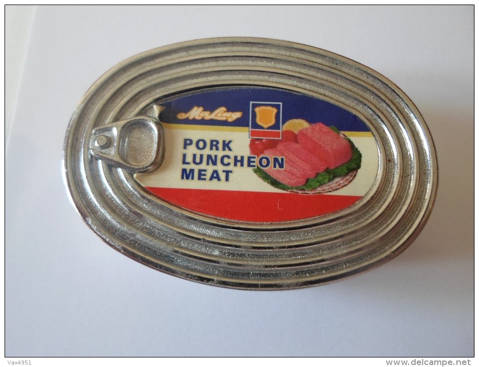 TRES JOLI BRIQUET EN FORME DE BOITE DE CONSERVE PORK LUNCHEON  MEAT  ***    A   SAISIR **** - Other & Unclassified