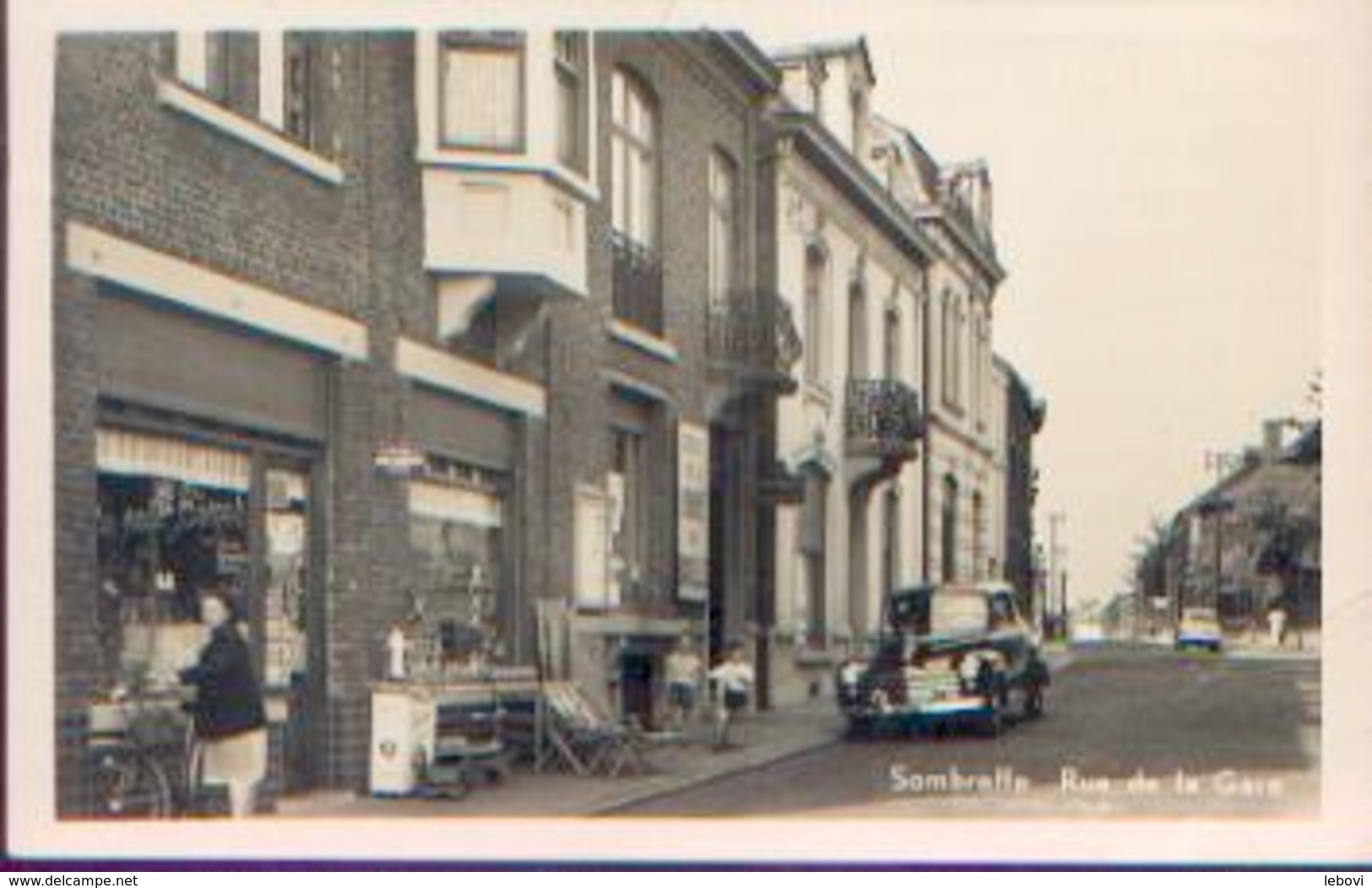 SOMBREFFE « Rue De La Gare » - Carte - Photo - Ed. Collin, Sombreffe (1954) - Sombreffe