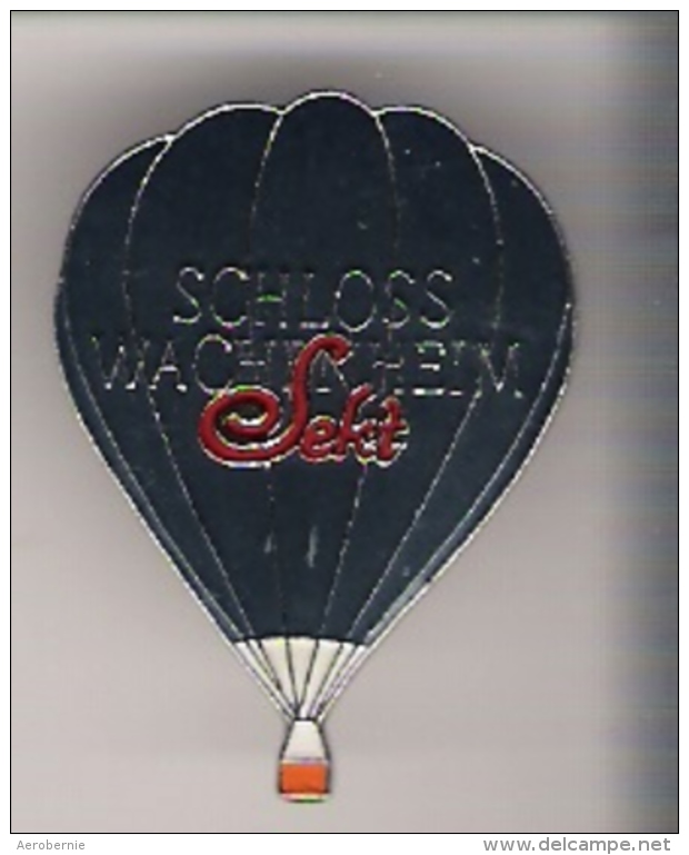 Ballon-Pin SCHLOSS WACHENHEIM - Sekt - Fesselballons