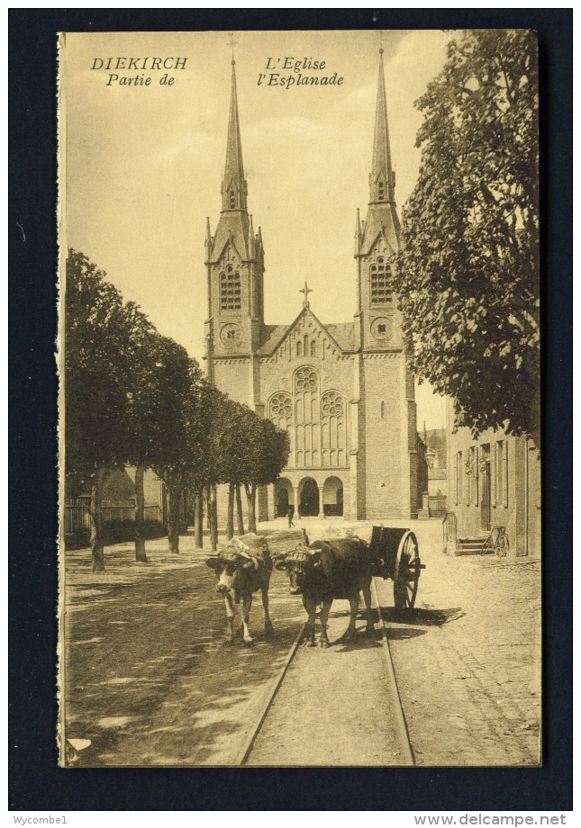 LUXEMBOURG  -  Diekirch  L'Eglise  Unused Vintage Postcard - Diekirch