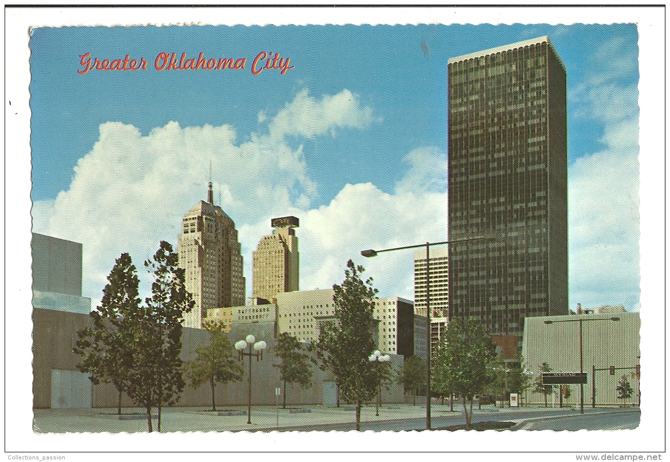 Cp, Etats-Unis, Oklahoma City, Voyagée 1979 ? - Oklahoma City