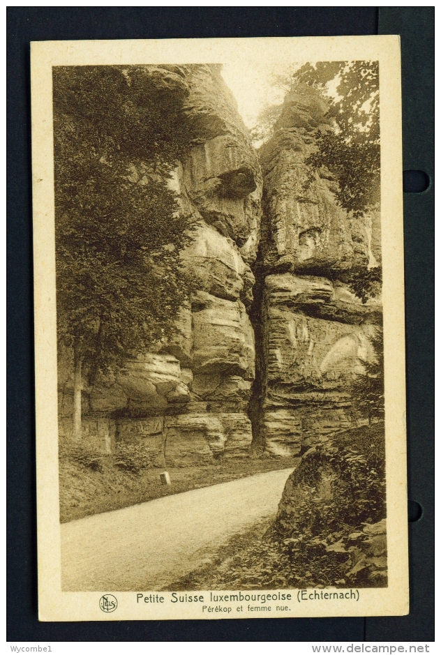 LUXEMBOURG  -  Echternach  Perikop Et Femme Nue  Unused Vintage Postcard - Echternach