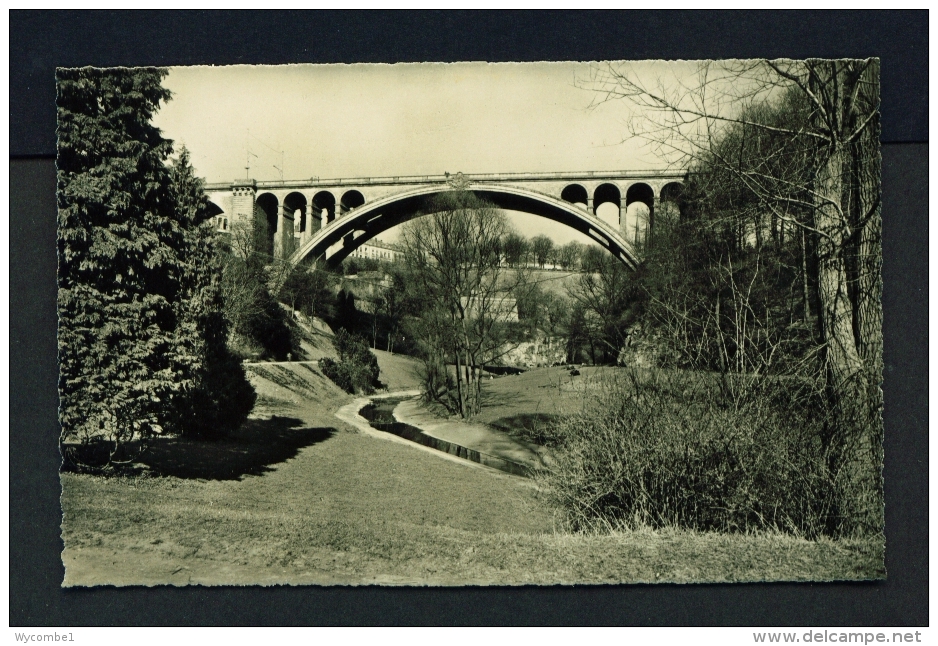 LUXEMBOURG  -  Pont Adolphe  Unused Vintage Postcard - Luxemburg - Town