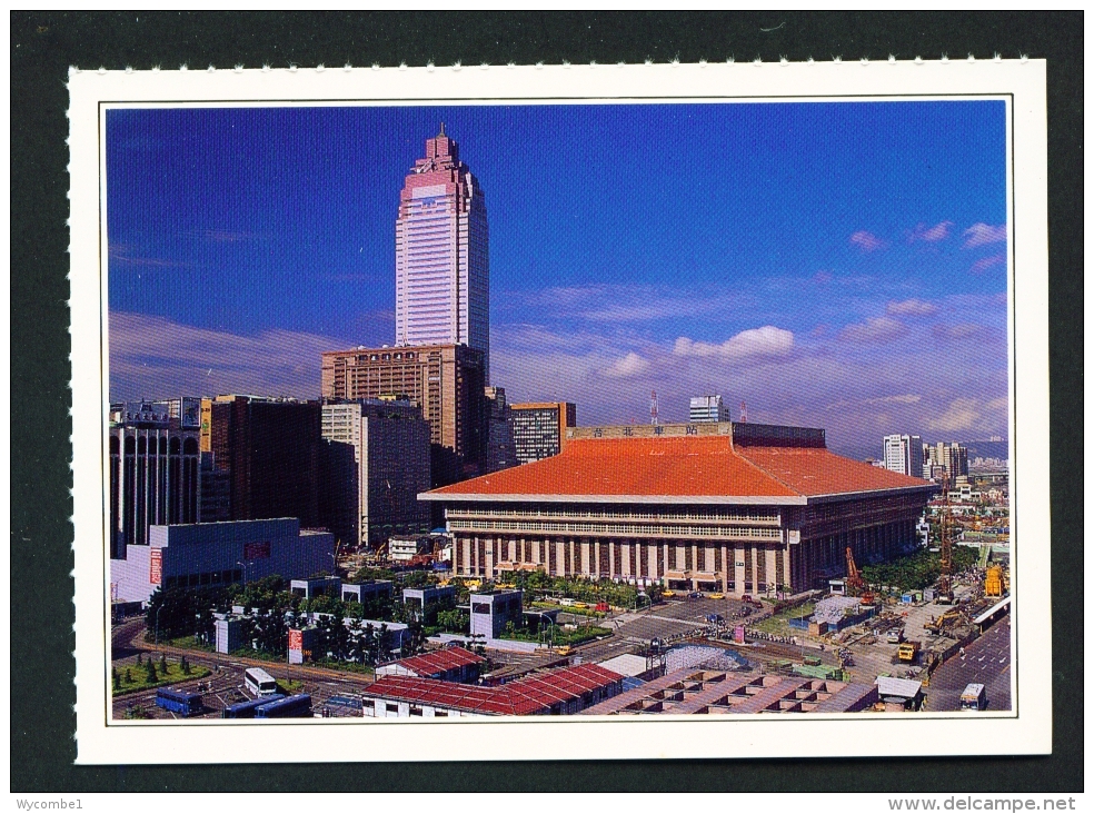 TAIWAN  -  Taipei Railway Station  Unused Postcard - Taiwan