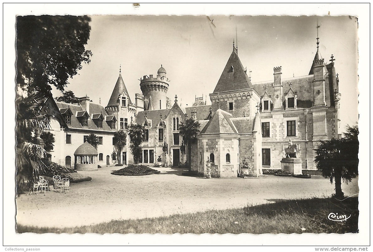 Cp, 79, Sauzé Vaussais, Château De Londiany, Voyagée 1950 - Sauze Vaussais