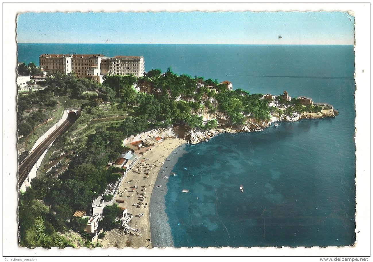 Cp, 06, Cap D'AIl, La Plage Mala, Le Cap Et L'Eden, Voyagée 1963 - Cap-d'Ail