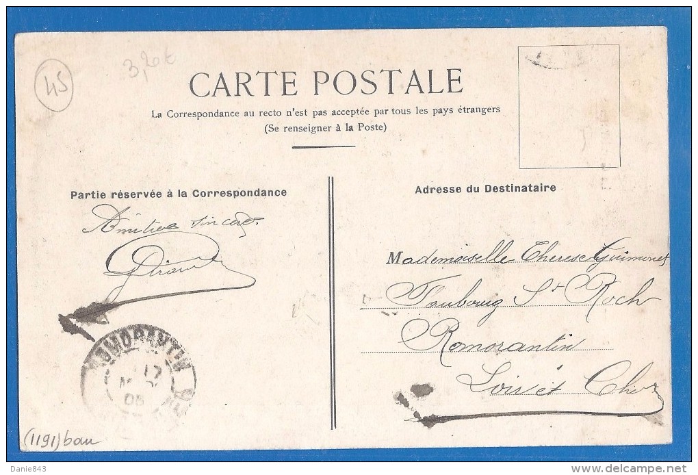 CPA - LOIRET - ORLEANS - LA GENDARMERIE - L'ENTREE - Petite Animation, Gendarmes - ???/ 29 - Orleans