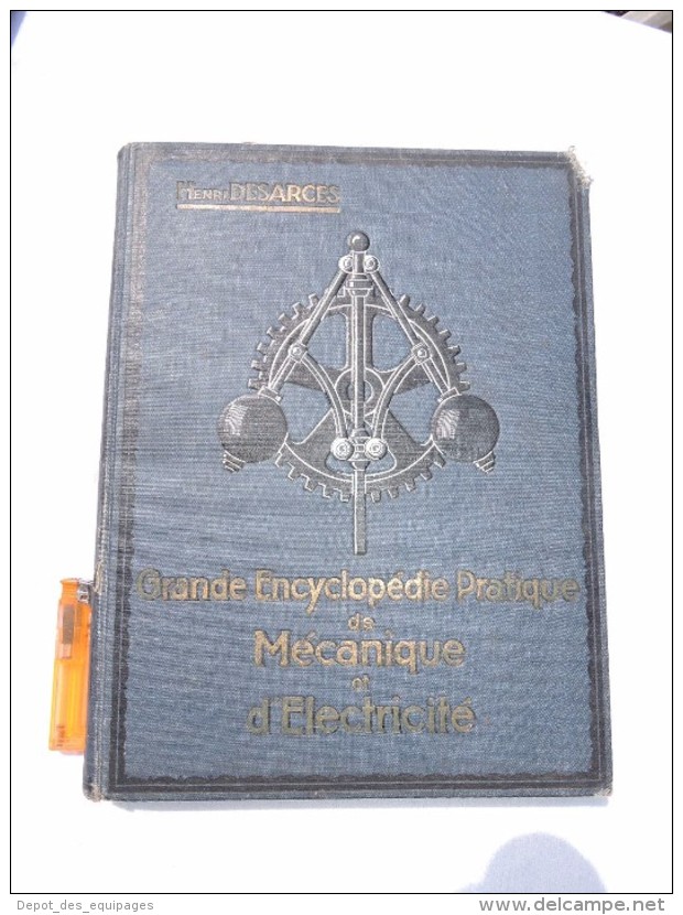 RARE GRANDE ENCYCLOPEDIE PRATIQUE DE MECANIQUE ET ELECTRICITE 1913  #.2 - Encyclopédies