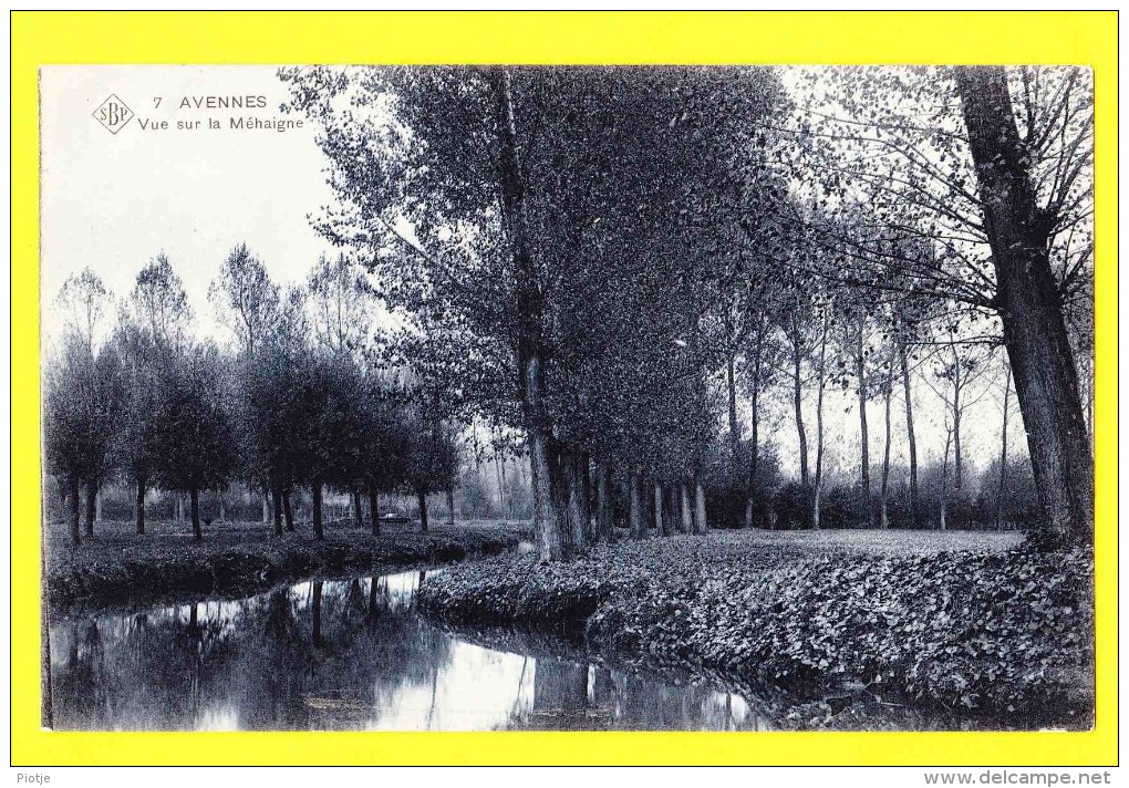 * Avennes (Braives - Liège - Wallonie) * (SBP, Nr 7) Vue Sur La Méhaigne, Canal, Quai, Rare, Old, CPA, Unique - Braives