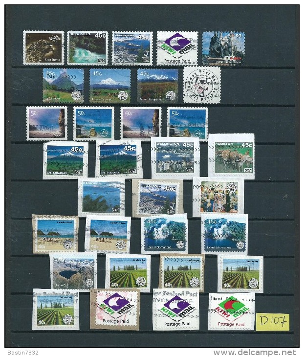 New Zealand Collection Private Post/mail,NZM,FastwayPost,Pete's Post Used/gebruikt/oblitere(D-107) - Lots & Serien