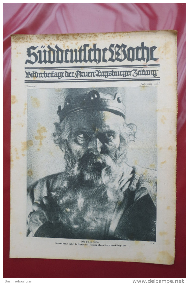 "Süddeutsche Woche" Bilderbeilage Der Neuen Augsburger Zeitung, Ausgaben 1/1935 Bis 49/1935 - Hedendaagse Politiek