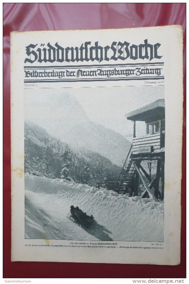 "Süddeutsche Woche" Bilderbeilage Der Neuen Augsburger Zeitung, Ausgaben 1/1935 Bis 49/1935 - Contemporary Politics