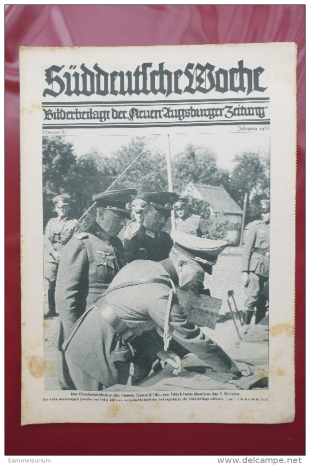 "Süddeutsche Woche" Bilderbeilage der Neuen Augsburger Zeitung, Ausgaben 1/1935 bis 49/1935