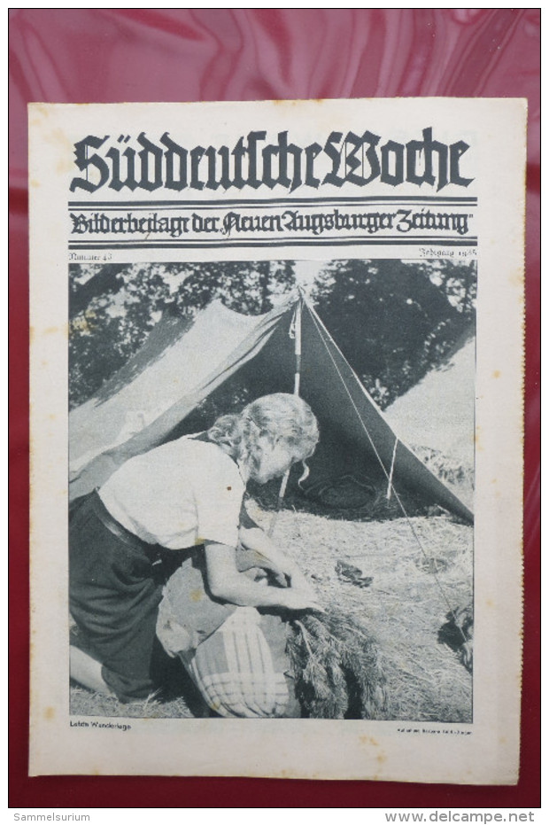 "Süddeutsche Woche" Bilderbeilage der Neuen Augsburger Zeitung, Ausgaben 1/1935 bis 49/1935