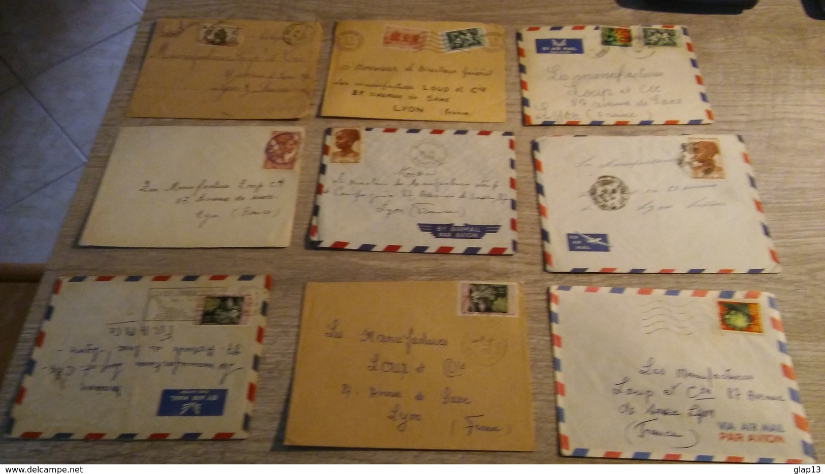 LOT DE 35 ENVELOPPES DES COLONIES FRANCAISES - Collections