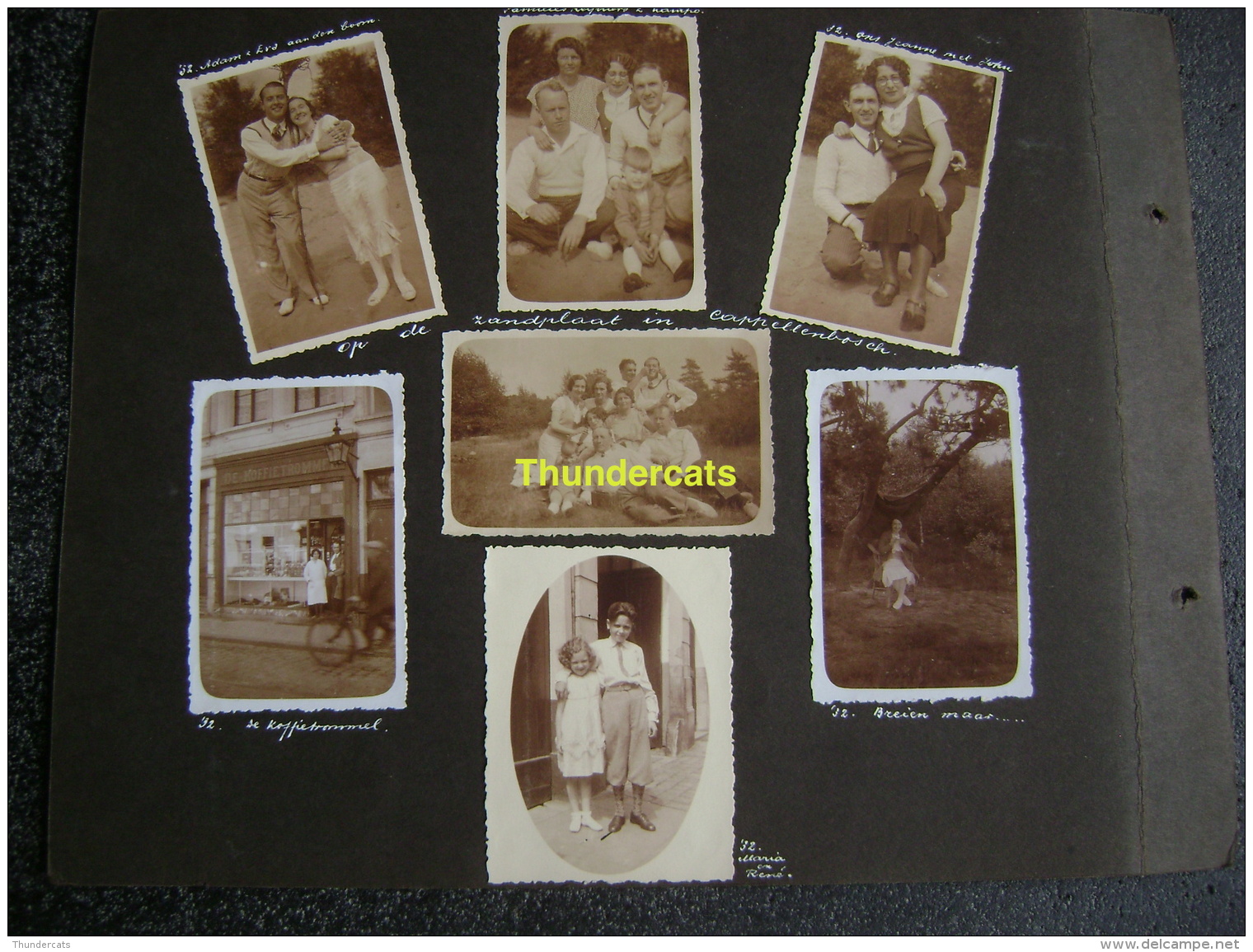 LOT VAN 14 OUDE FOTO'S PHOTO  1932 SCHOOTEN  CAPPELLENBOSCH KAPELLENBOS CAPELLEN KAPELLEN DE KOFFIETROMMEL PHOTO - Orte