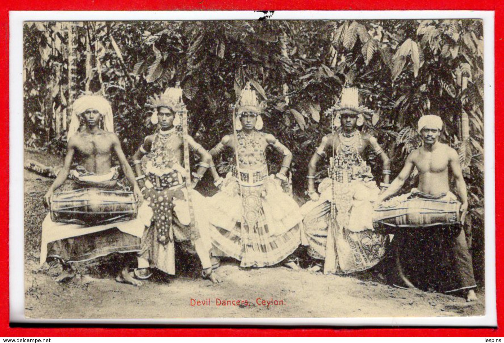 ASIE - CEYLON  - SRI LANKA -- Devil Dancers - Sri Lanka (Ceylon)