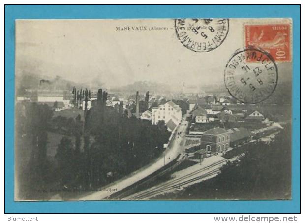 CPA - Chemin De Fer La Gare De MASEVAUX 68 - Masevaux