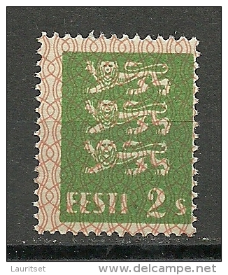 ESTLAND Estonia 1928 Michel 75 (thin Paper Type) * - Estland