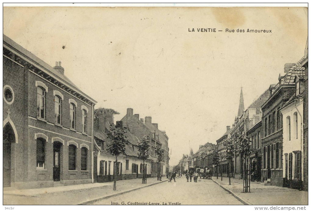 CPA (62) LAVENTIE  Rue Des Amoureux - Laventie
