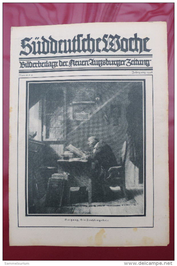 "Süddeutsche Woche" Bilderbeilage der Neuen Augsburger Zeitung, Ausgaben 1/1926 bis 53/1926