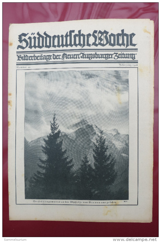 "Süddeutsche Woche" Bilderbeilage der Neuen Augsburger Zeitung, Ausgaben 1/1926 bis 53/1926