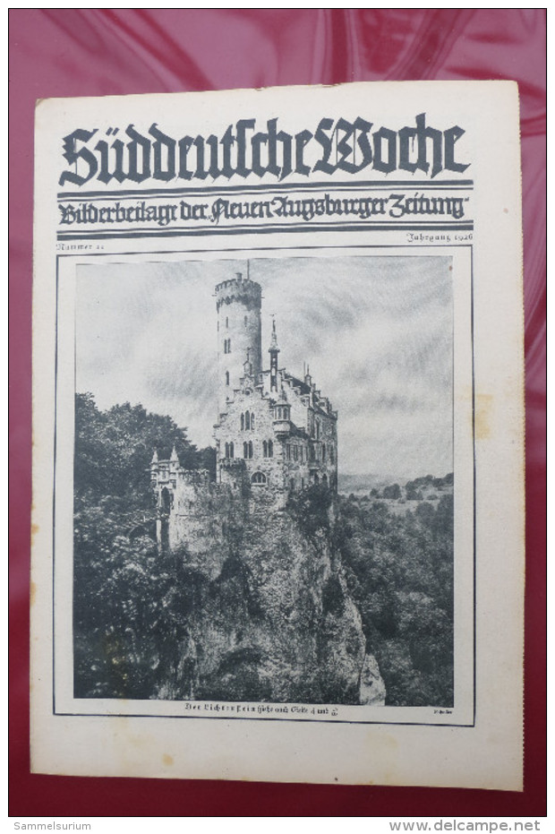 "Süddeutsche Woche" Bilderbeilage der Neuen Augsburger Zeitung, Ausgaben 1/1926 bis 53/1926