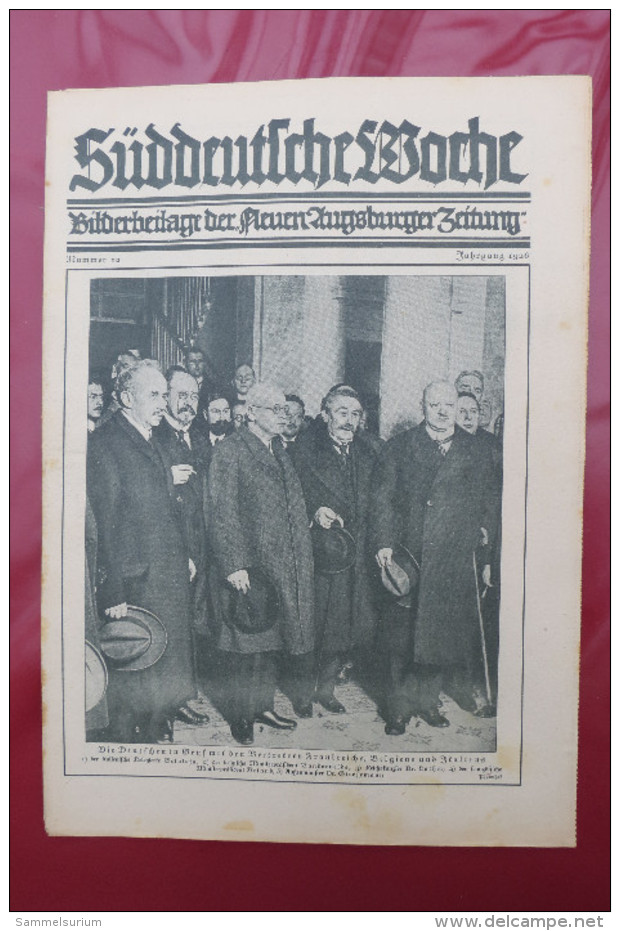 "Süddeutsche Woche" Bilderbeilage der Neuen Augsburger Zeitung, Ausgaben 1/1926 bis 53/1926