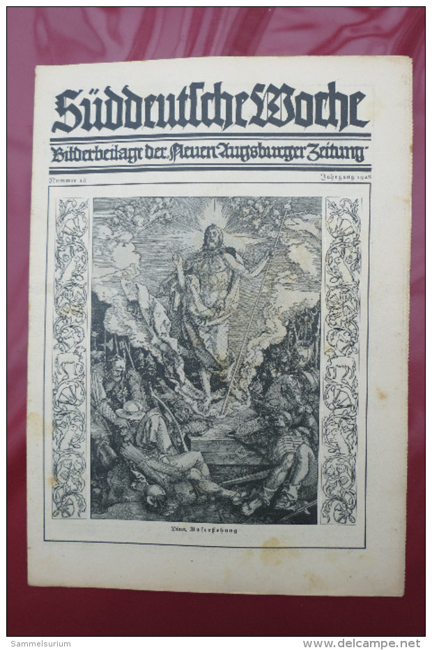 "Süddeutsche Woche" Bilderbeilage der Neuen Augsburger Zeitung, Ausgaben 1/1926 bis 53/1926