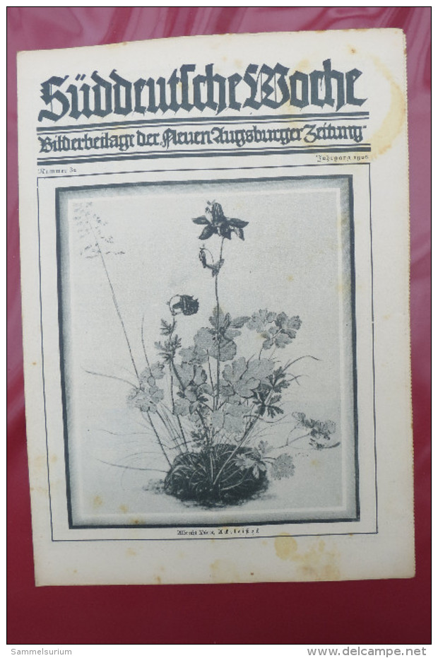 "Süddeutsche Woche" Bilderbeilage der Neuen Augsburger Zeitung, Ausgaben 1/1926 bis 53/1926