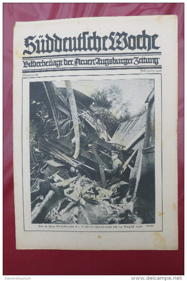 "Süddeutsche Woche" Bilderbeilage der Neuen Augsburger Zeitung, Ausgaben 1/1926 bis 53/1926