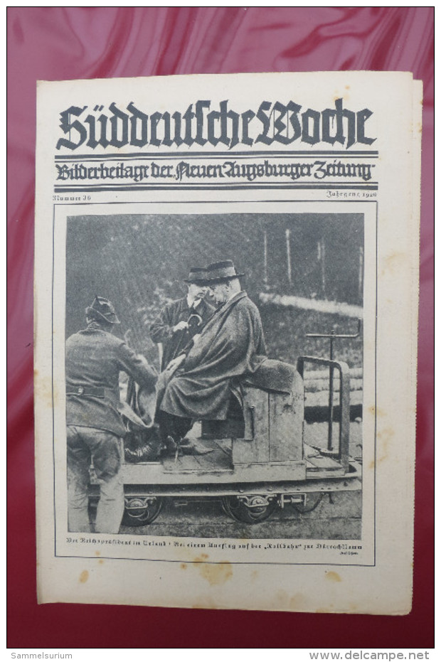 "Süddeutsche Woche" Bilderbeilage der Neuen Augsburger Zeitung, Ausgaben 1/1926 bis 53/1926