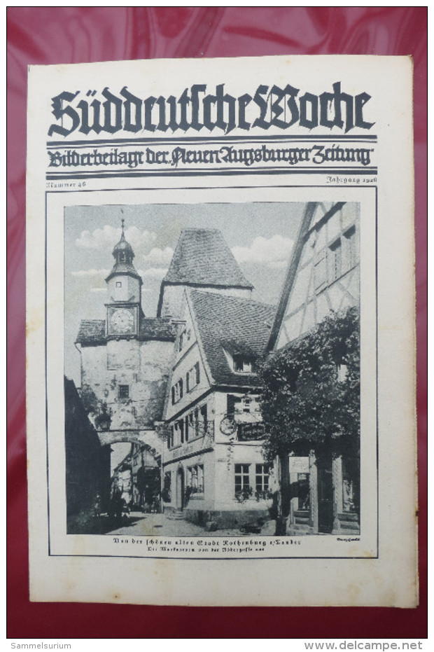 "Süddeutsche Woche" Bilderbeilage der Neuen Augsburger Zeitung, Ausgaben 1/1926 bis 53/1926