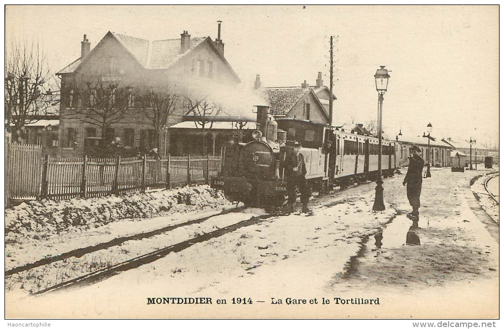 Montdidier : La Gare Et Le Tortillard - Montdidier