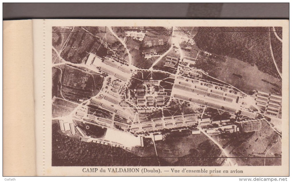 25-CAMP DU VALDAHON-Artillerie - Carnet 10 Cartes.... - Other & Unclassified