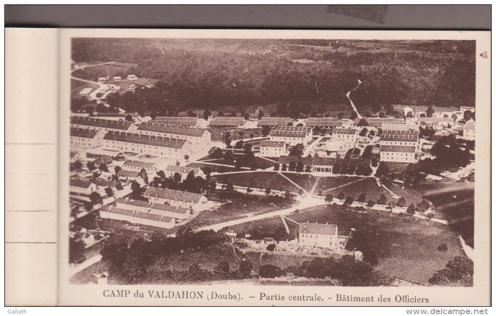 25-CAMP DU VALDAHON-Artillerie - Carnet 10 Cartes....