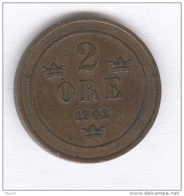 2 Ore Suède / Sweden 1902 - Suède