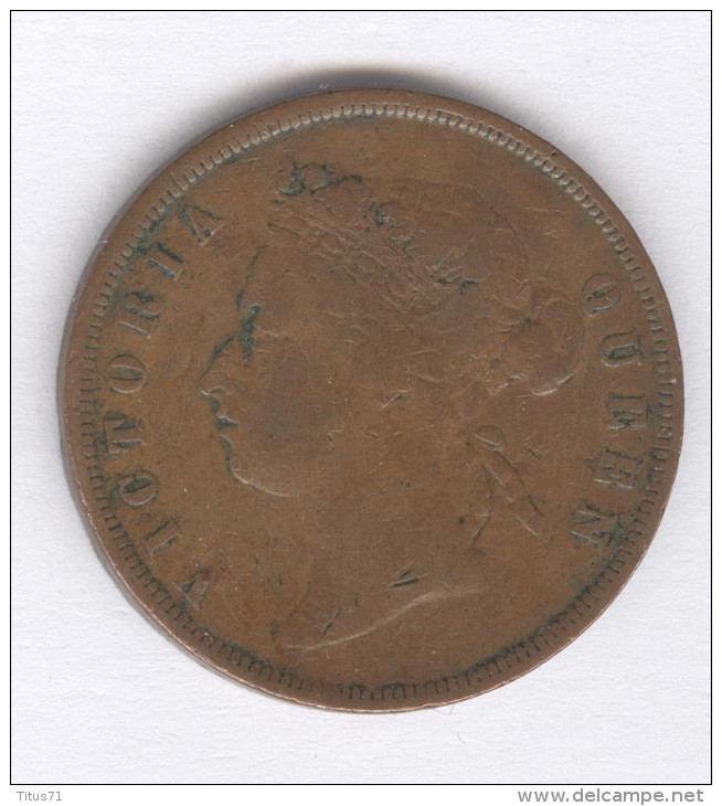 1 Cent - Etablissement Des Detroits / Straits Settlements - 1875 - Colonies