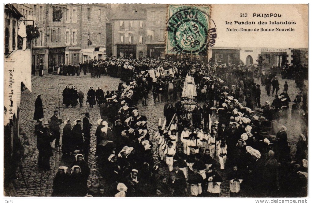 PAIMPOL (22) Le Pardon Des Islandais - Notre Dame De Bonne-Nouvelle - Belle Carte Postée - Paimpol