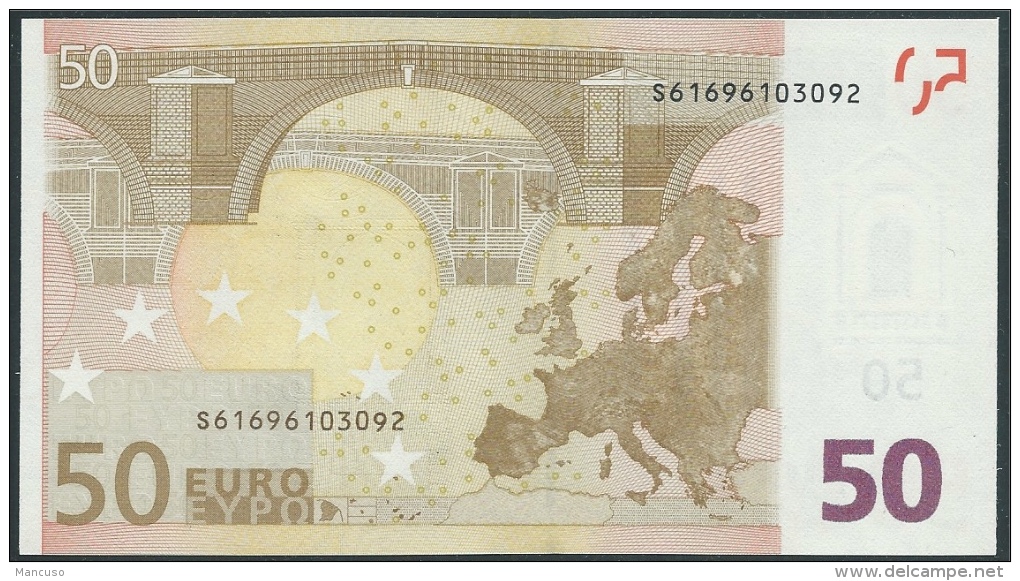 S  ITALIA 50 EURO F005 - TRICHET   UNC - 50 Euro